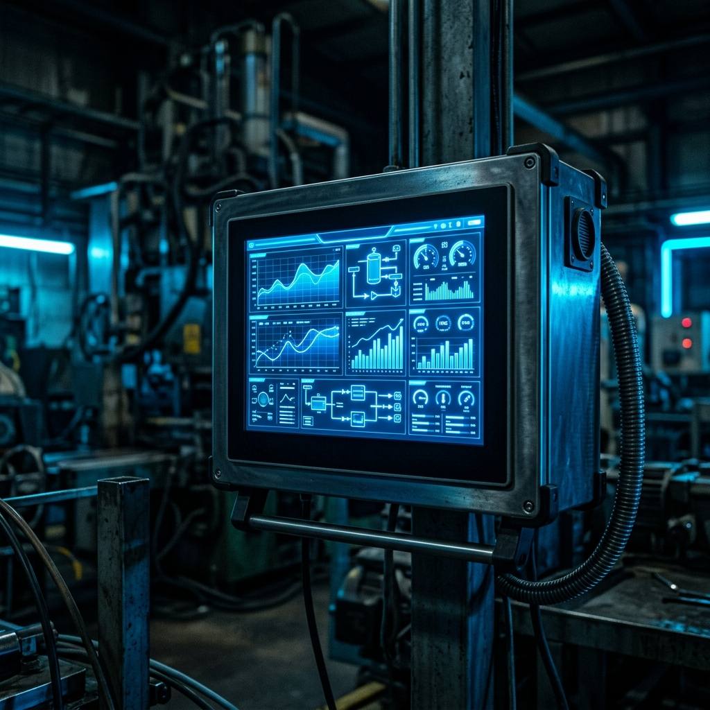 TZ Makina PLC and HMI automation system